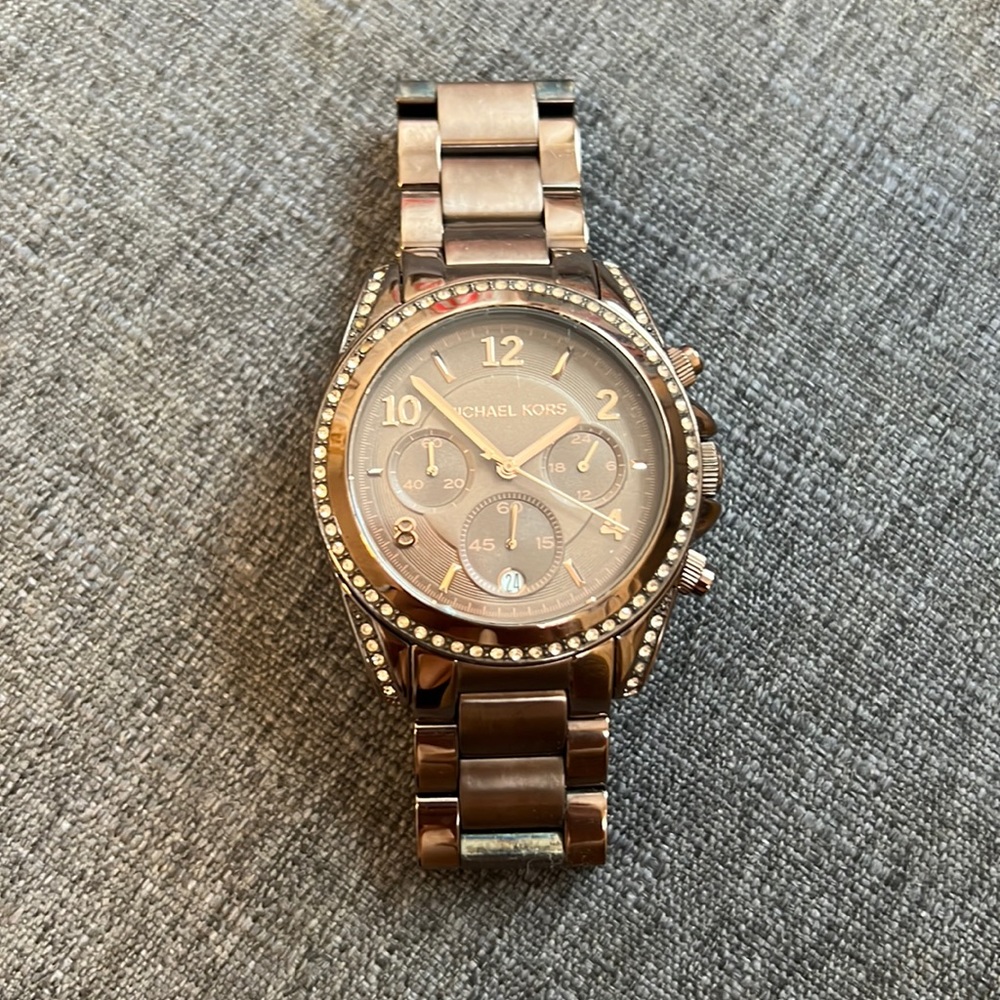 Brown Micheal Kors watch